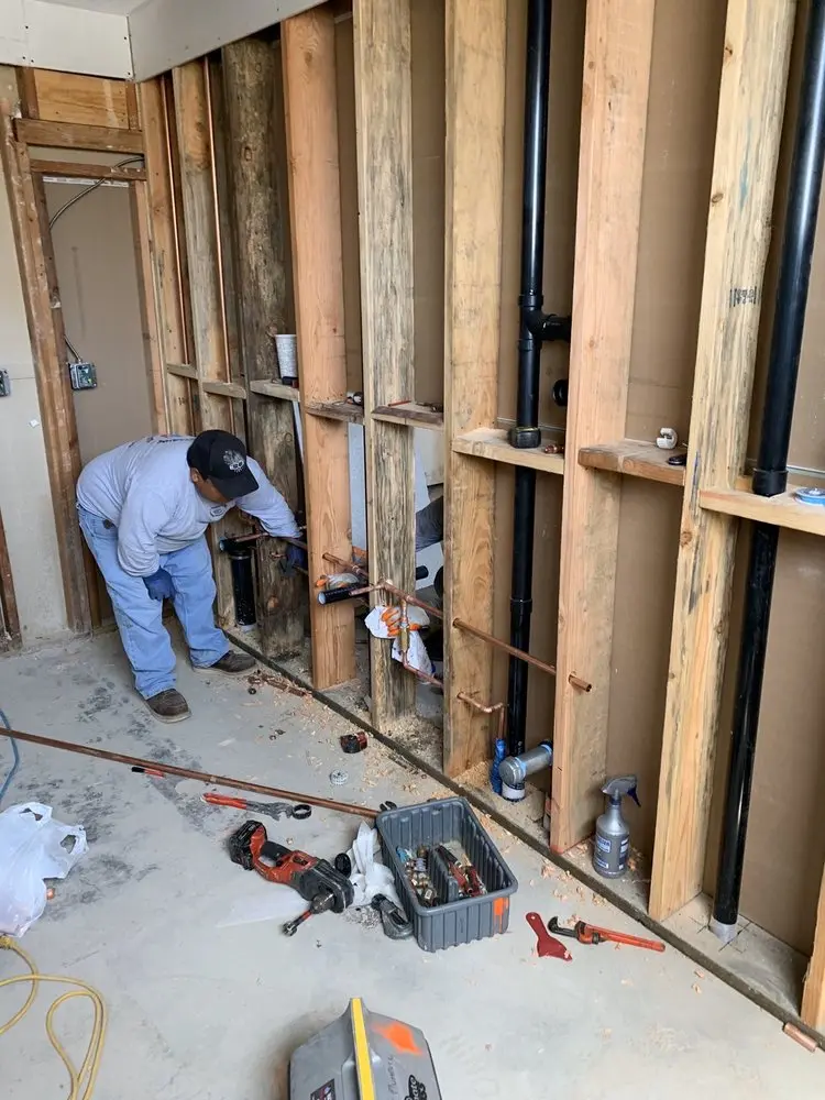 Commercial rough-in plumbing for Gas Line Repair in Mansion Park
